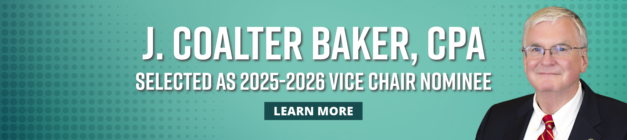 J. Coalter Baker, CPA selected as Vice Chair