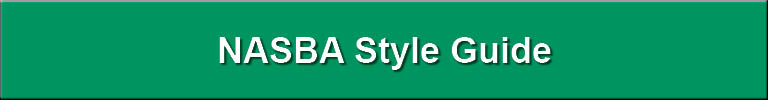 NASBA Style Guide Button