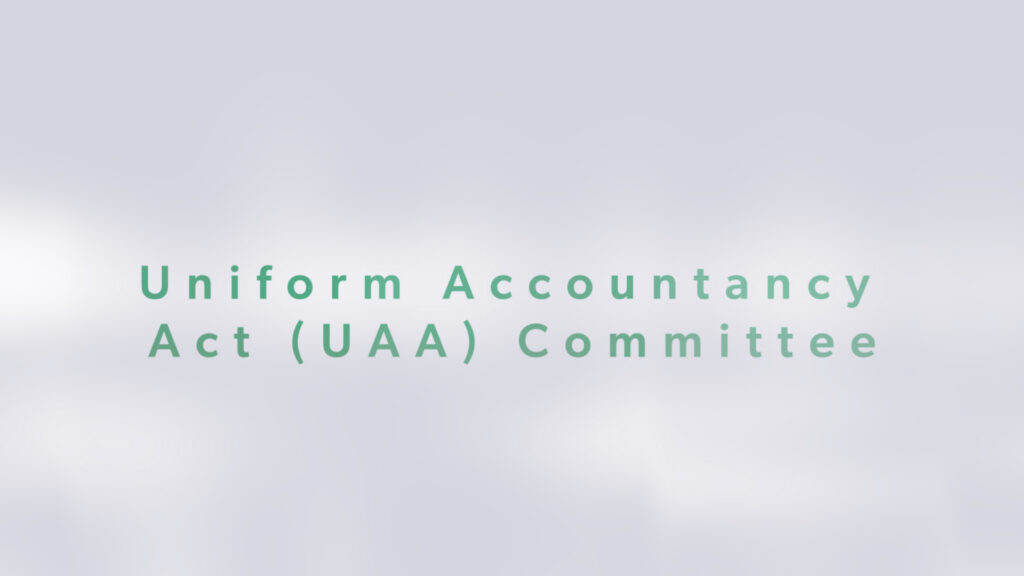 Uniform Accountancy Act (UAA) Committee